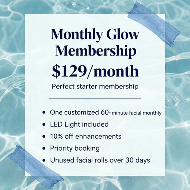 Monthly Glow Membership at Still Waters Esthetics in East Meadow, NY